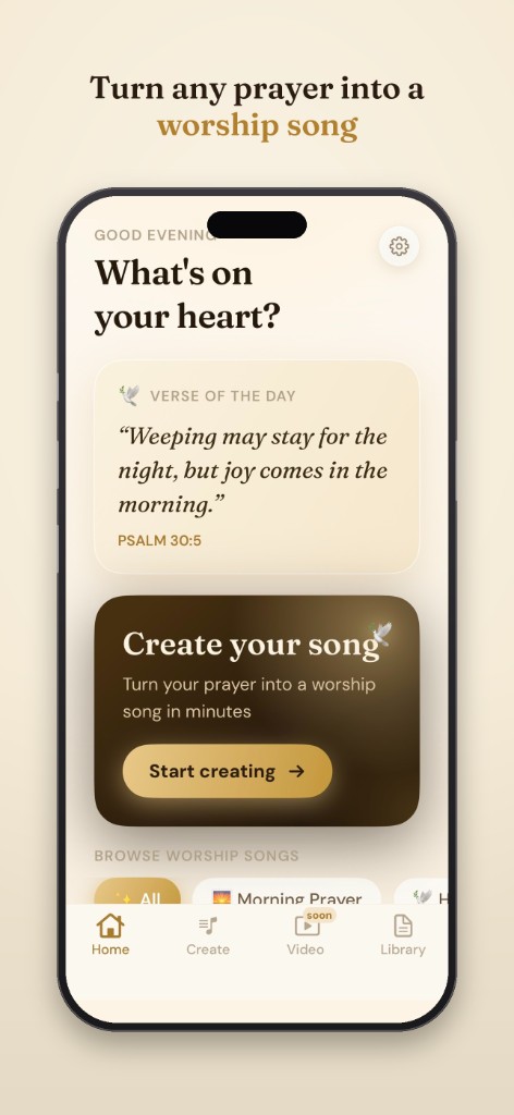 Create Unique Christian Songs in Seconds